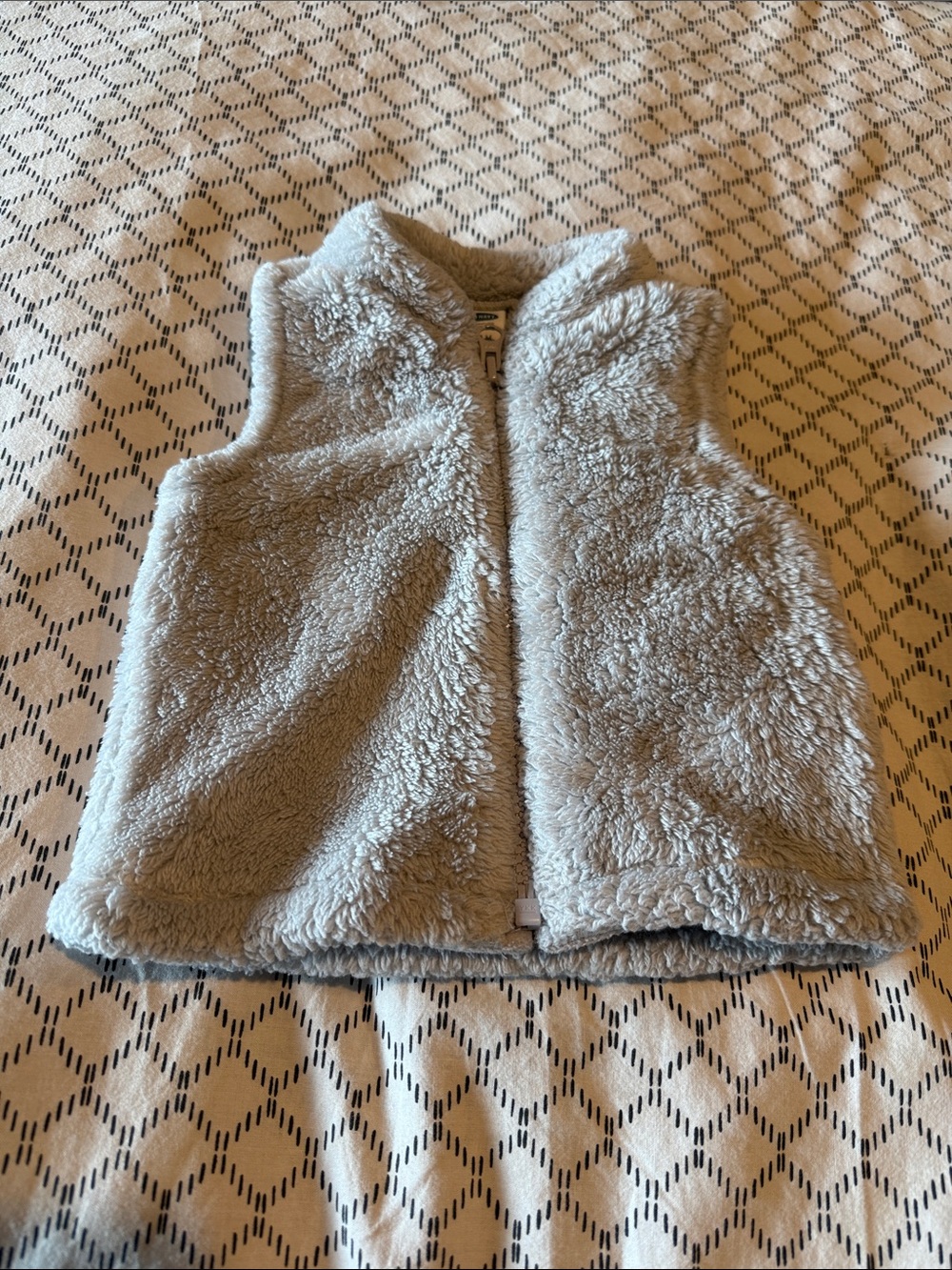Old Navy Gray Sherpa Vest